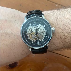 Relic by Fossil Men’s Automatic Skeleton Watch